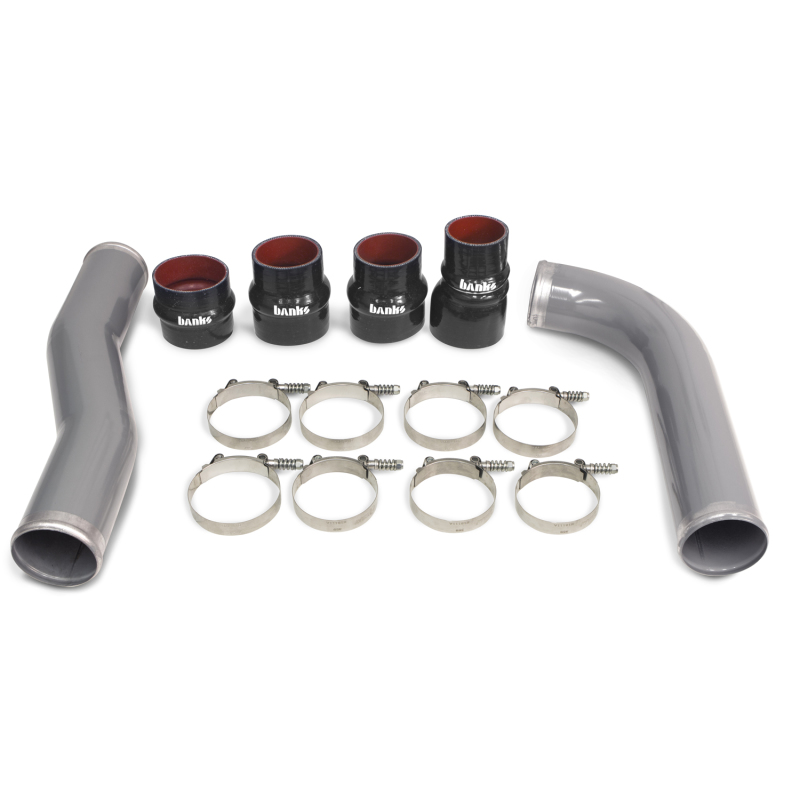 Dodge Ram Boost Tube System - Banks Power - High Flow with Silicone Couplers - Red - `07-`09 Dodge Ram Boost Tube System - Banks Power - High Flow with Silicone Couplers - Red - `07-`09